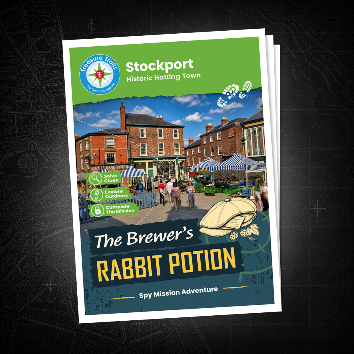 Stockport - Historic Hatting Town Treasure Trail - front cover