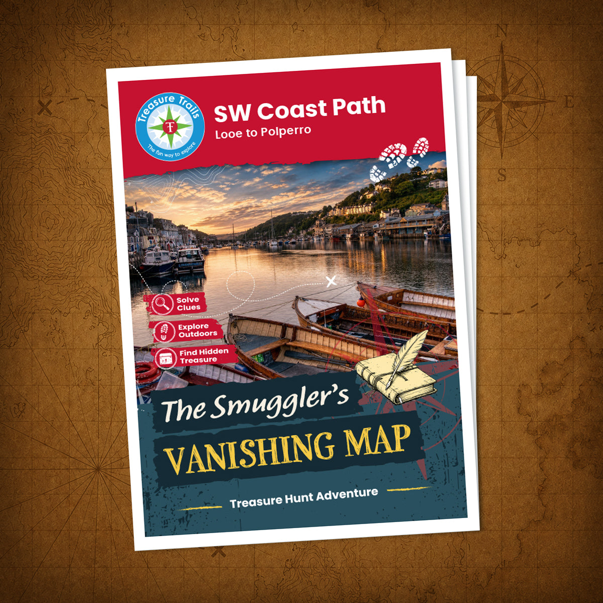 SW Coast Path - Looe to Polperro Treasure Trail - front cover