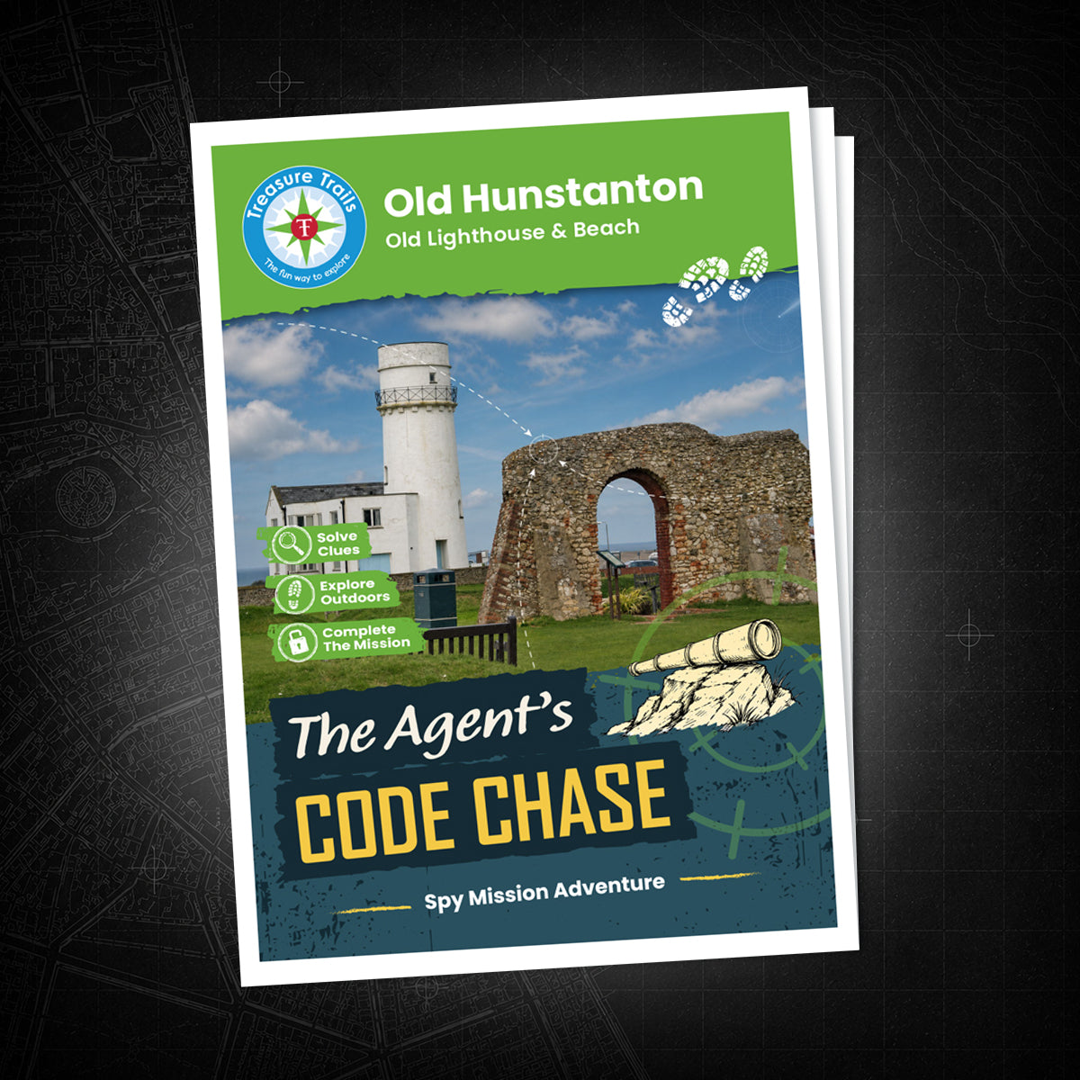 Old Hunstanton - Old Lighthouse & Beach Treasure Trail - front cover