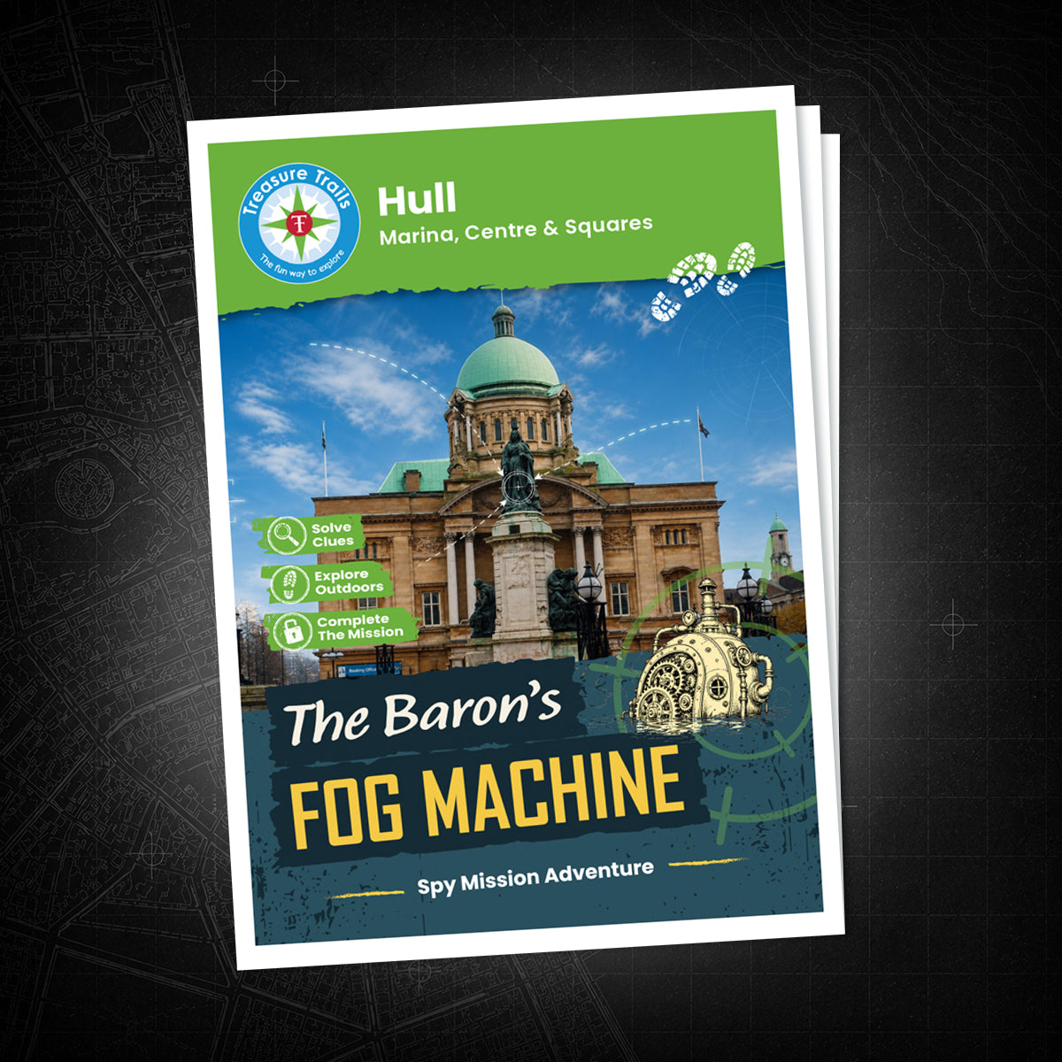 Hull - Marina, Centre & Squares Treasure Trail - front cover