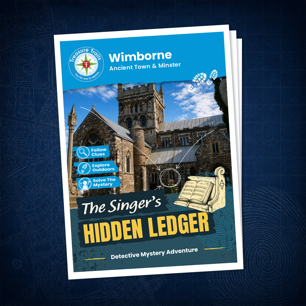 Wimborne - Ancient Town & Minster Treasure Trail - front cover