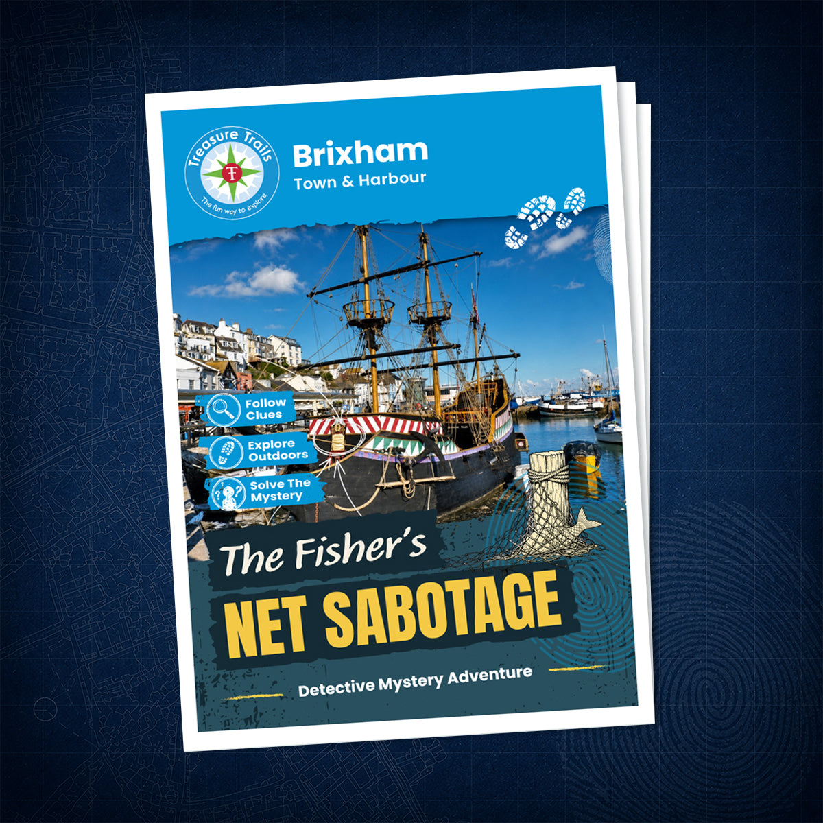 Brixham - Town & Harbour Treasure Trail - front cover