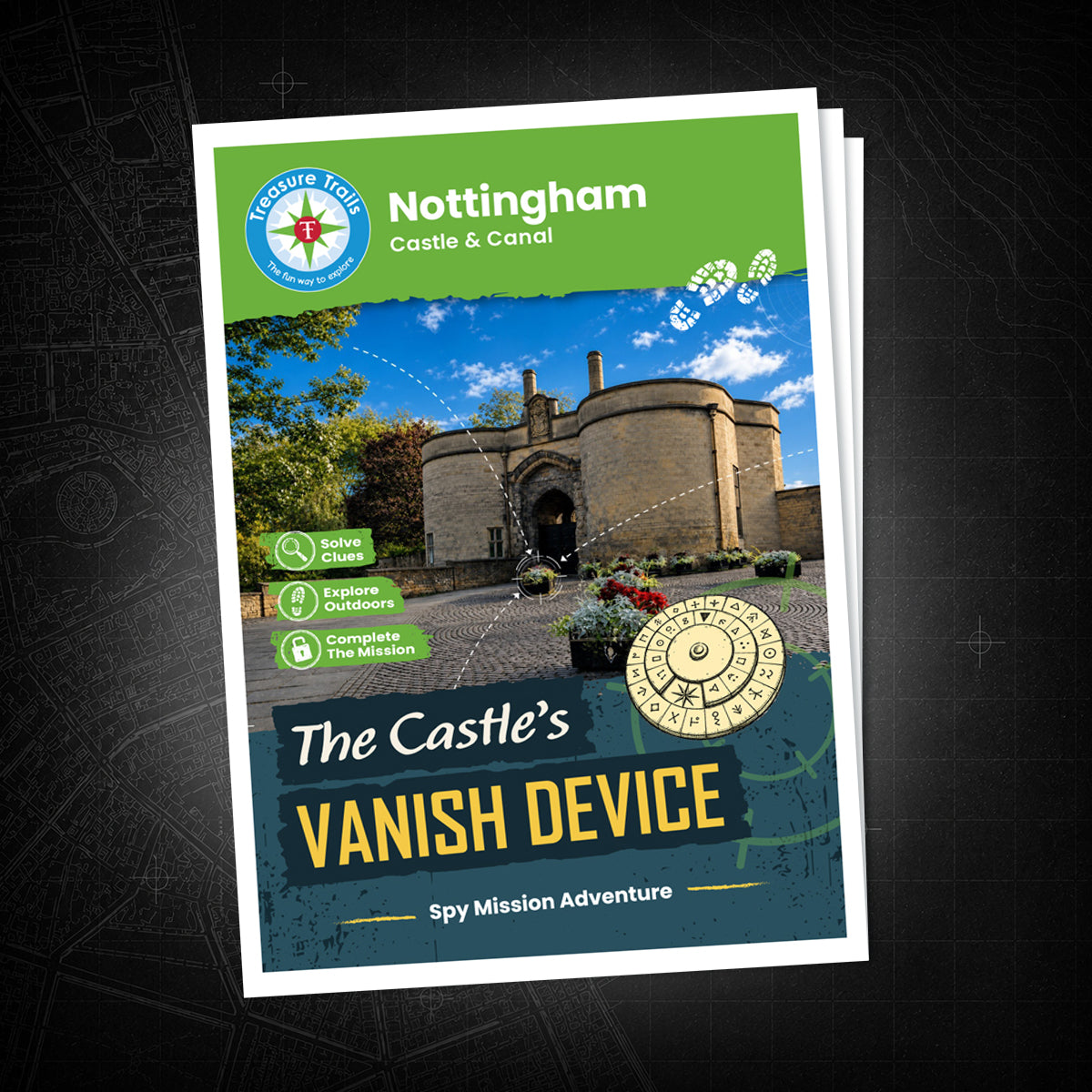 Nottingham - Castle & Canal Treasure Trail - front cover