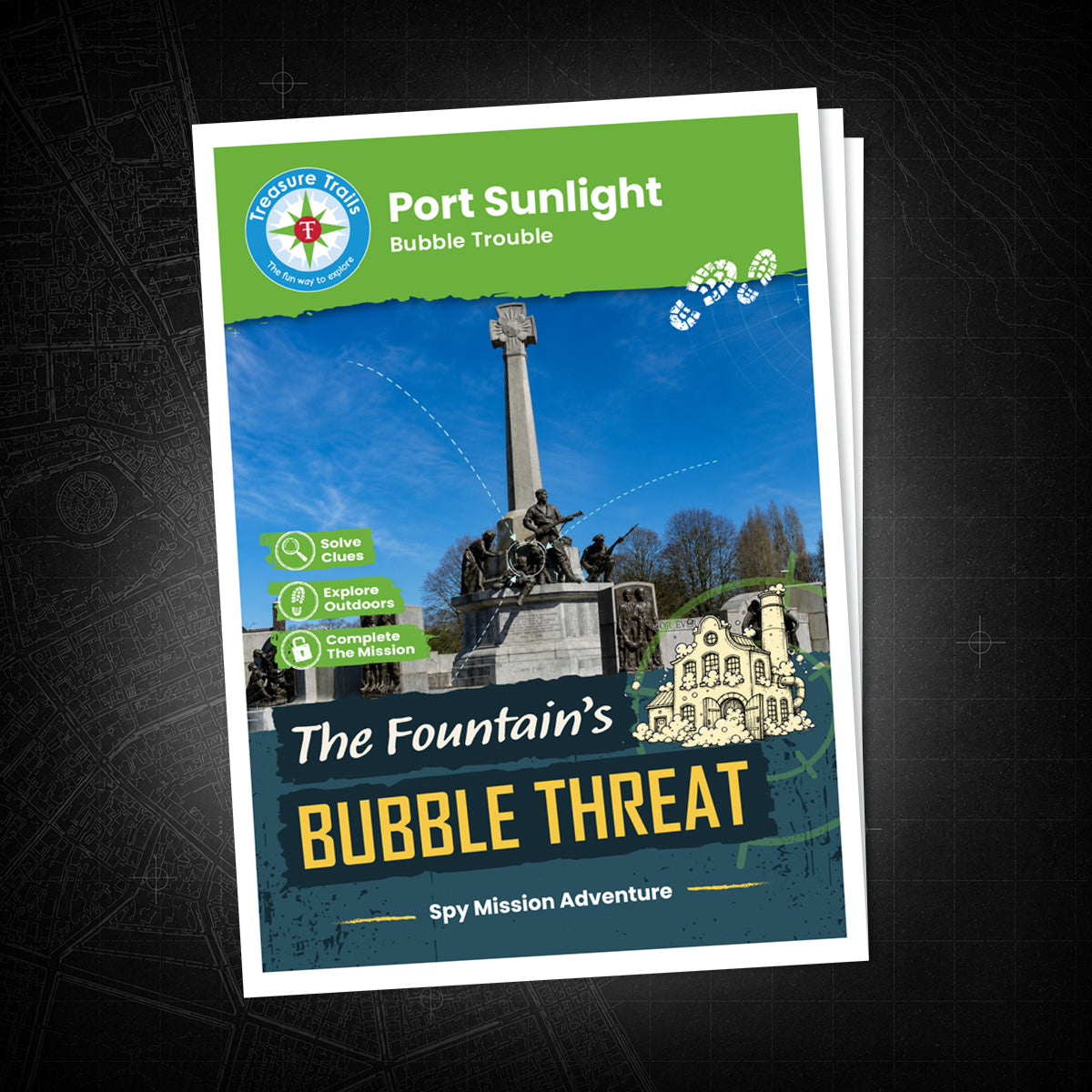Port Sunlight - Bubble Trouble Treasure Trail - front cover