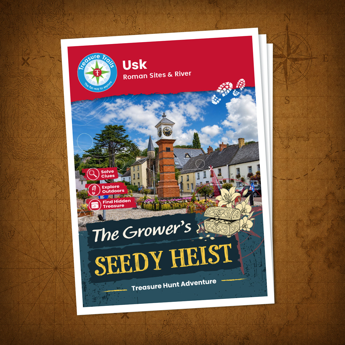 Usk - Roman Sites & River Treasure Trail - front cover