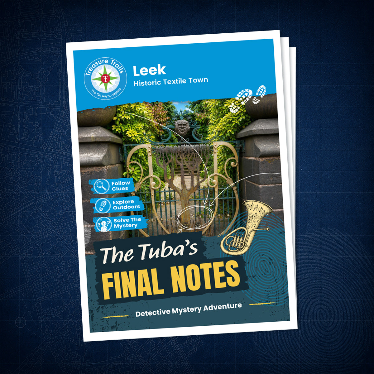 Leek - Historic Textile Town Treasure Trail - front cover