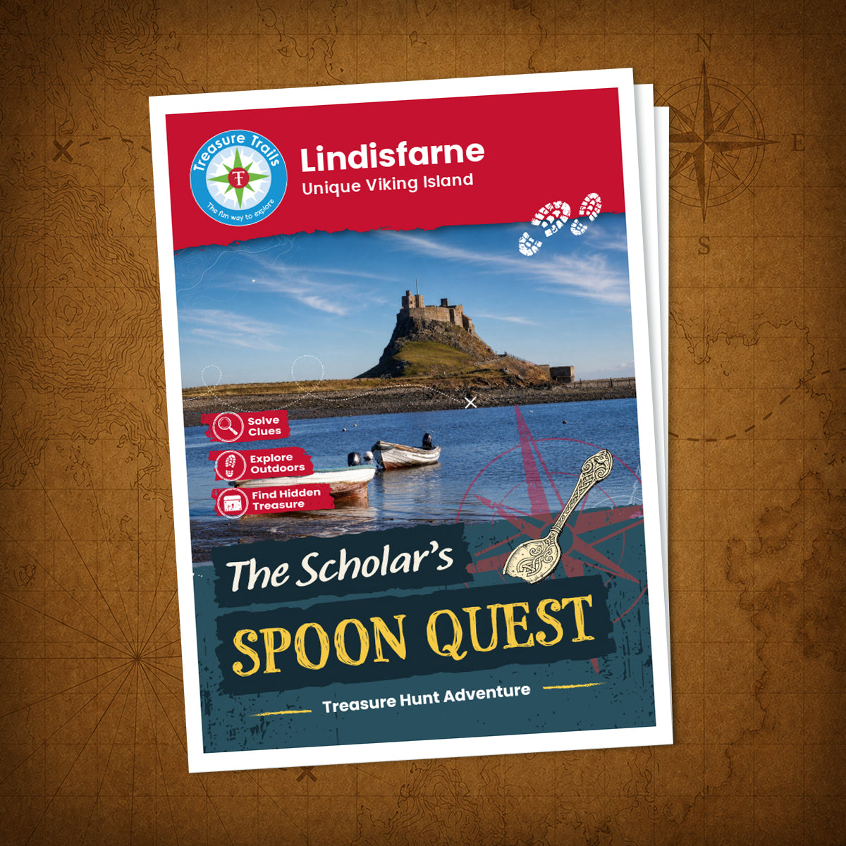 Lindisfarne - Unique Viking Island Treasure Trail - front cover