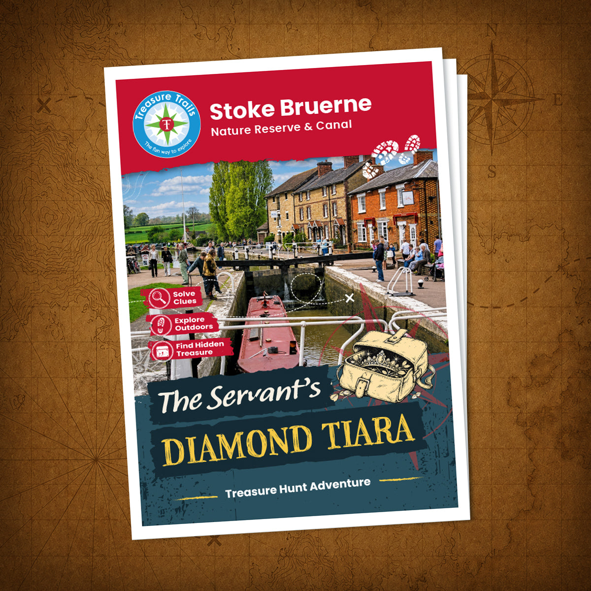 Stoke Bruerne - Nature Reserve & Canal Treasure Trail - front cover