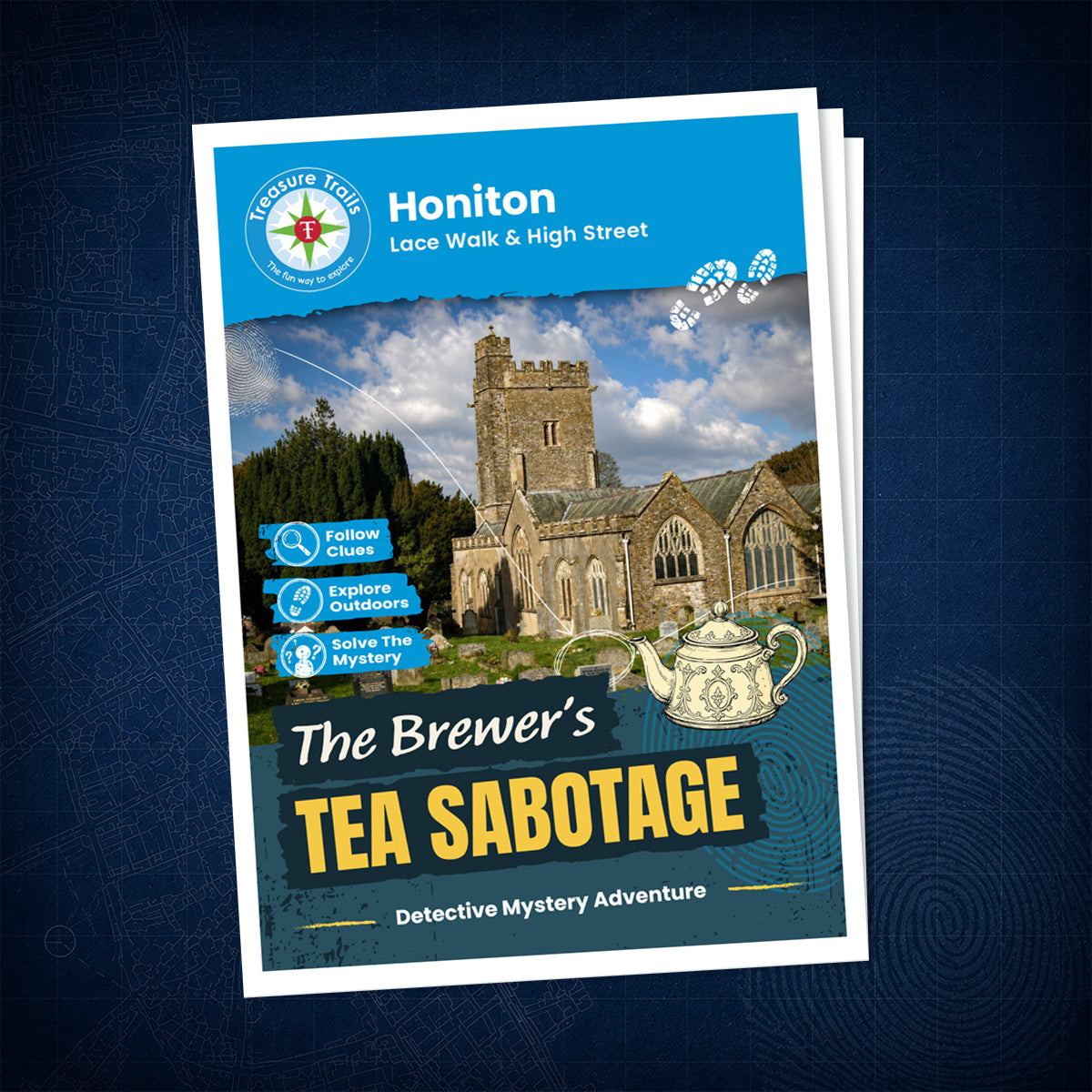 Honiton - Lace Walk & High Street Treasure Trail - front cover