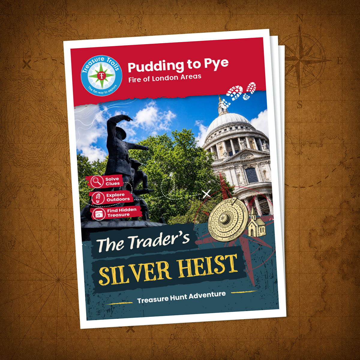 Pudding to Pye - Fire of London Areas Treasure Trail - front cover