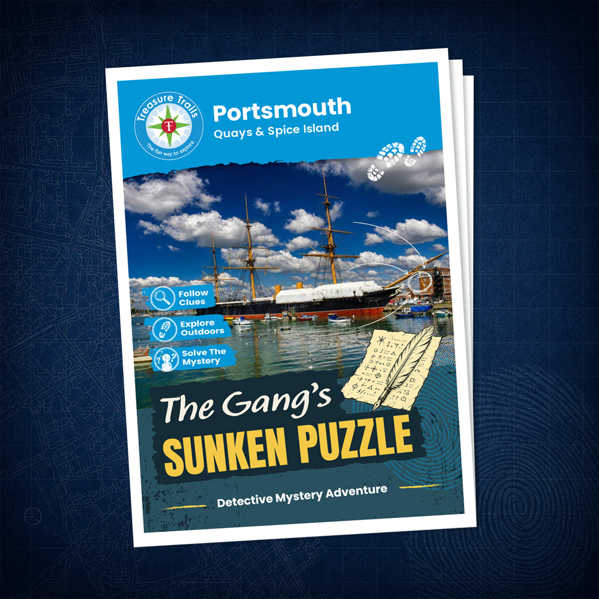 Portsmouth - Quays & Spice Island Treasure Trail - front cover