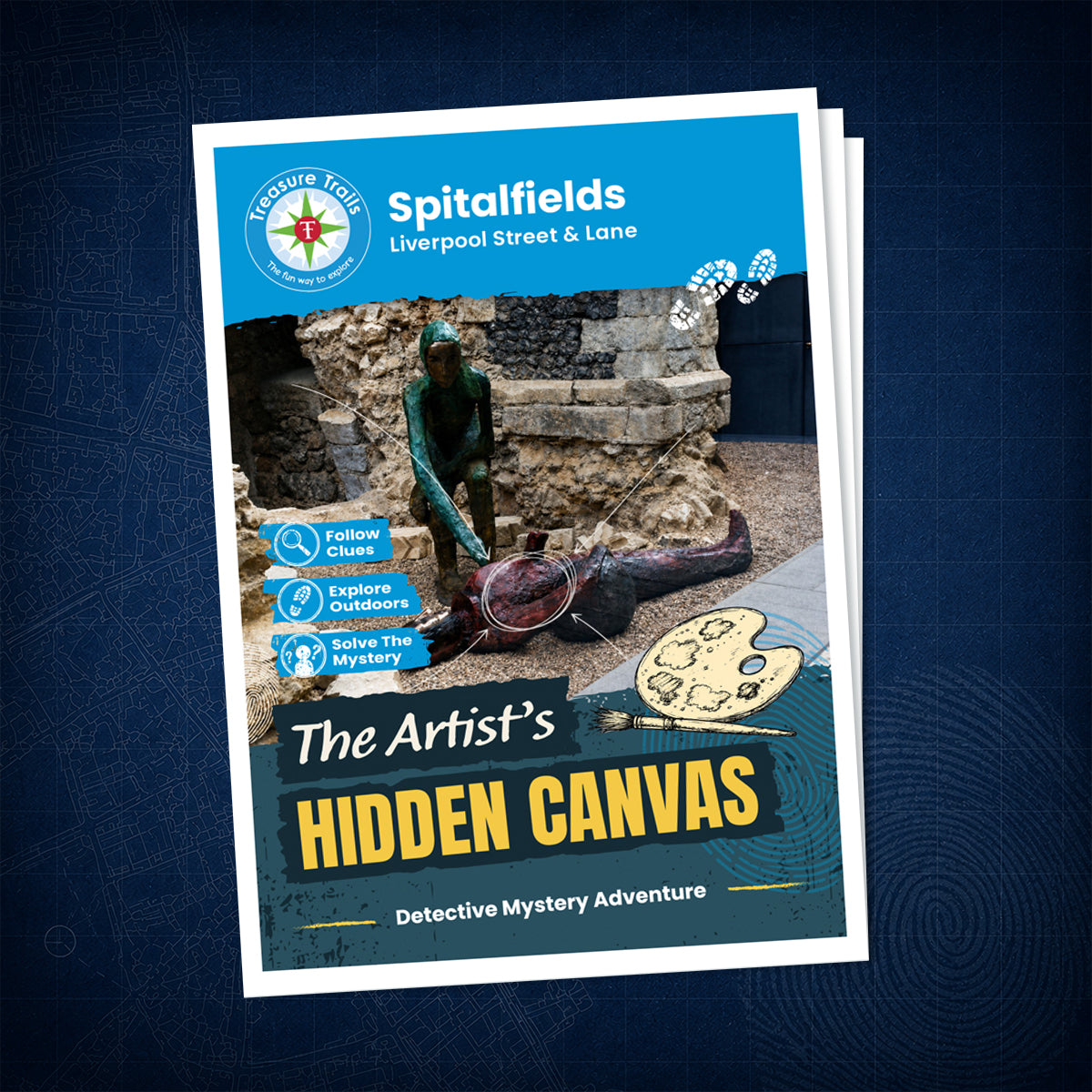 Spitalfields - Liverpool Street & Lane Treasure Trail - front cover