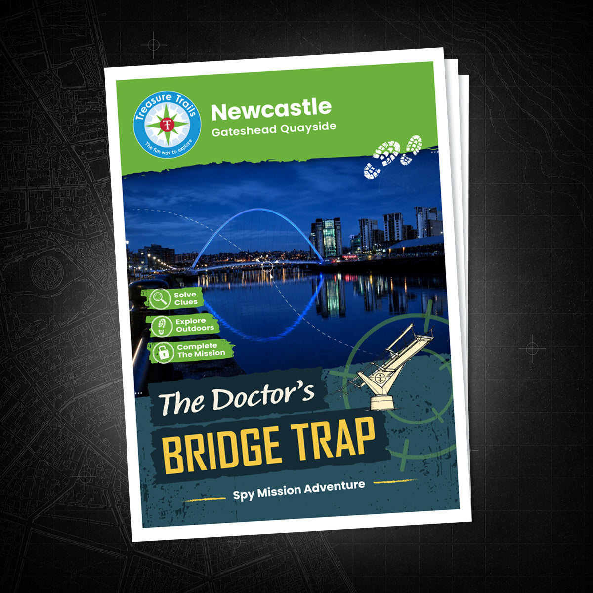 Newcastle - Gateshead Quayside Treasure Trail - front cover
