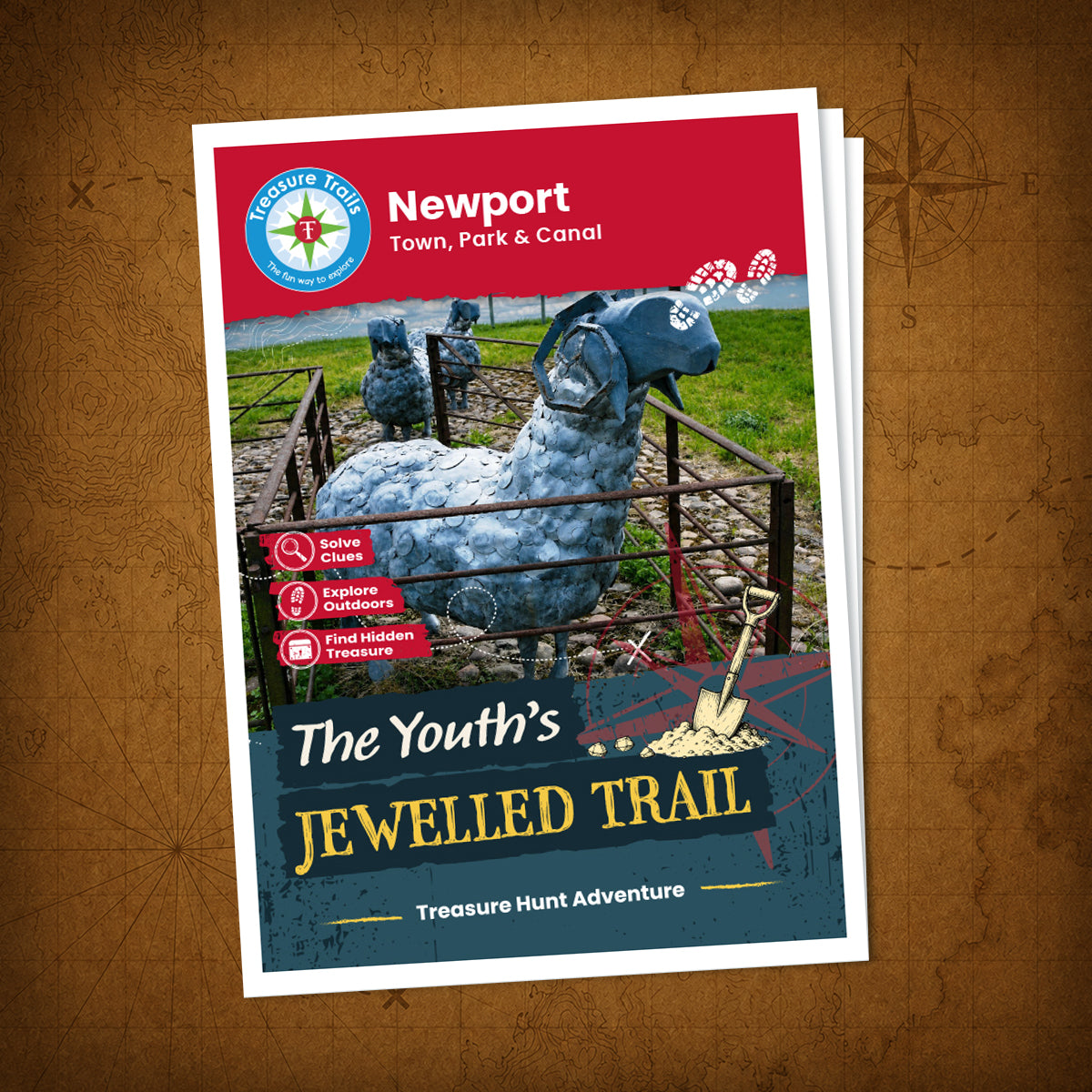 Newport - Town, Park & Canal Treasure Trail - front cover