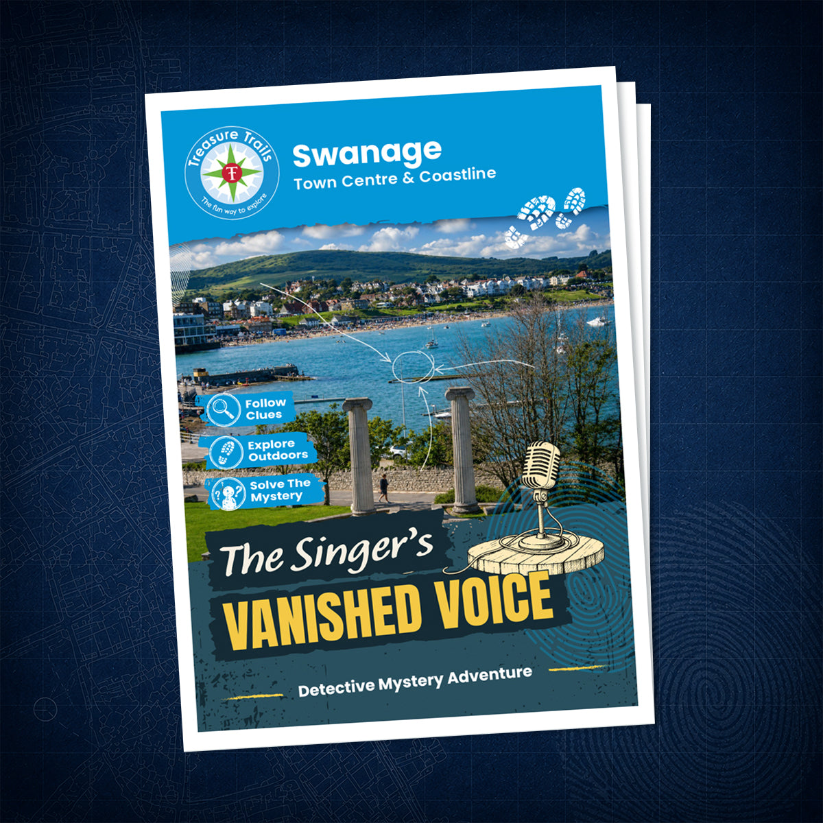 Swanage - Town Centre & Coastline Treasure Trail - front cover