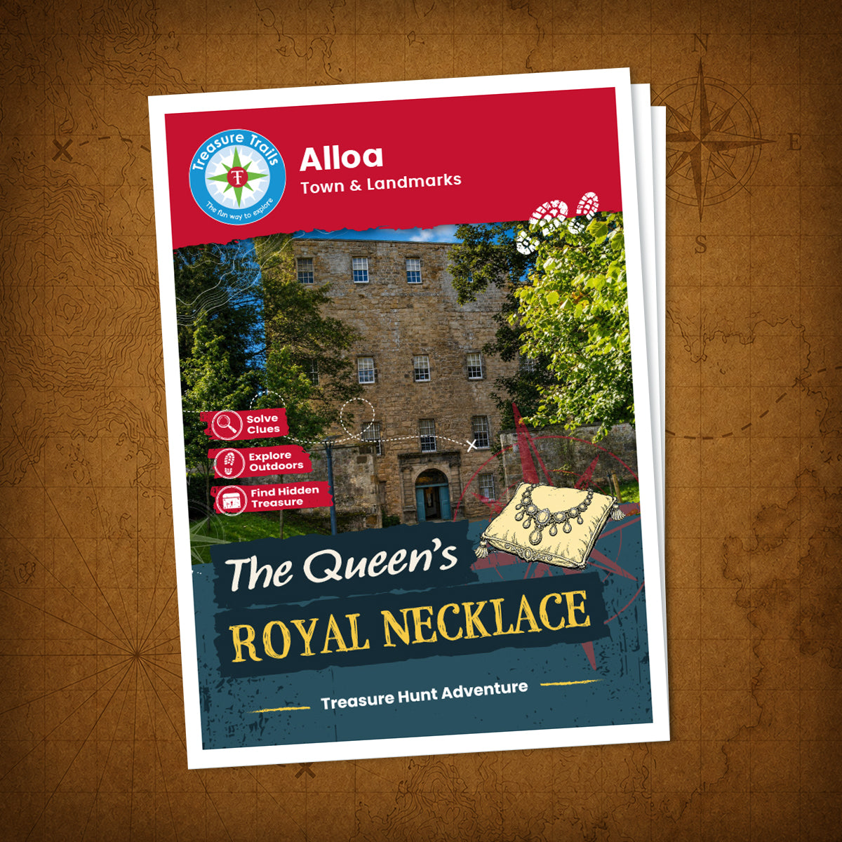 Alloa - Town & Landmarks Treasure Trail - front cover