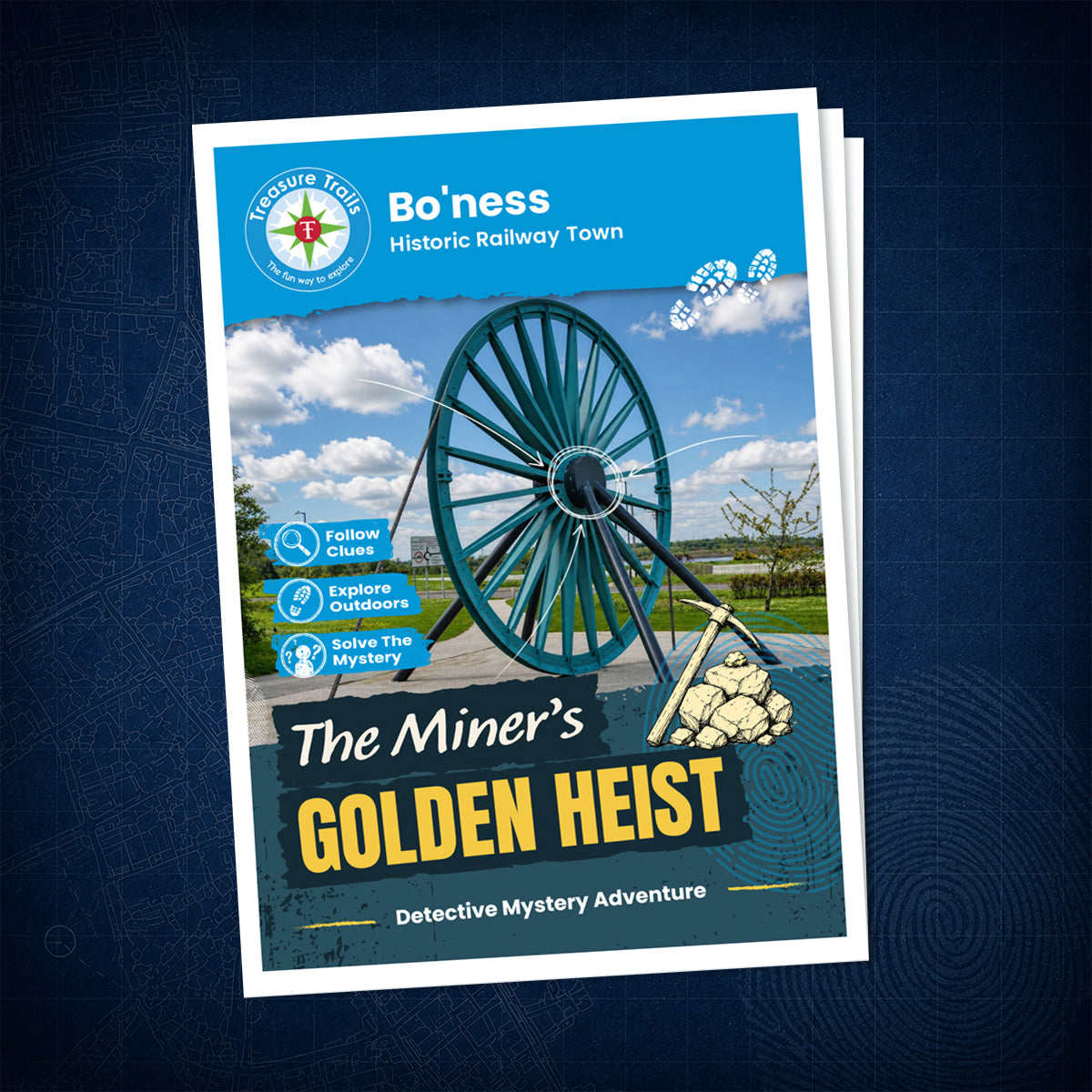 Bo'ness - Historic Railway Town Treasure Trail - front cover