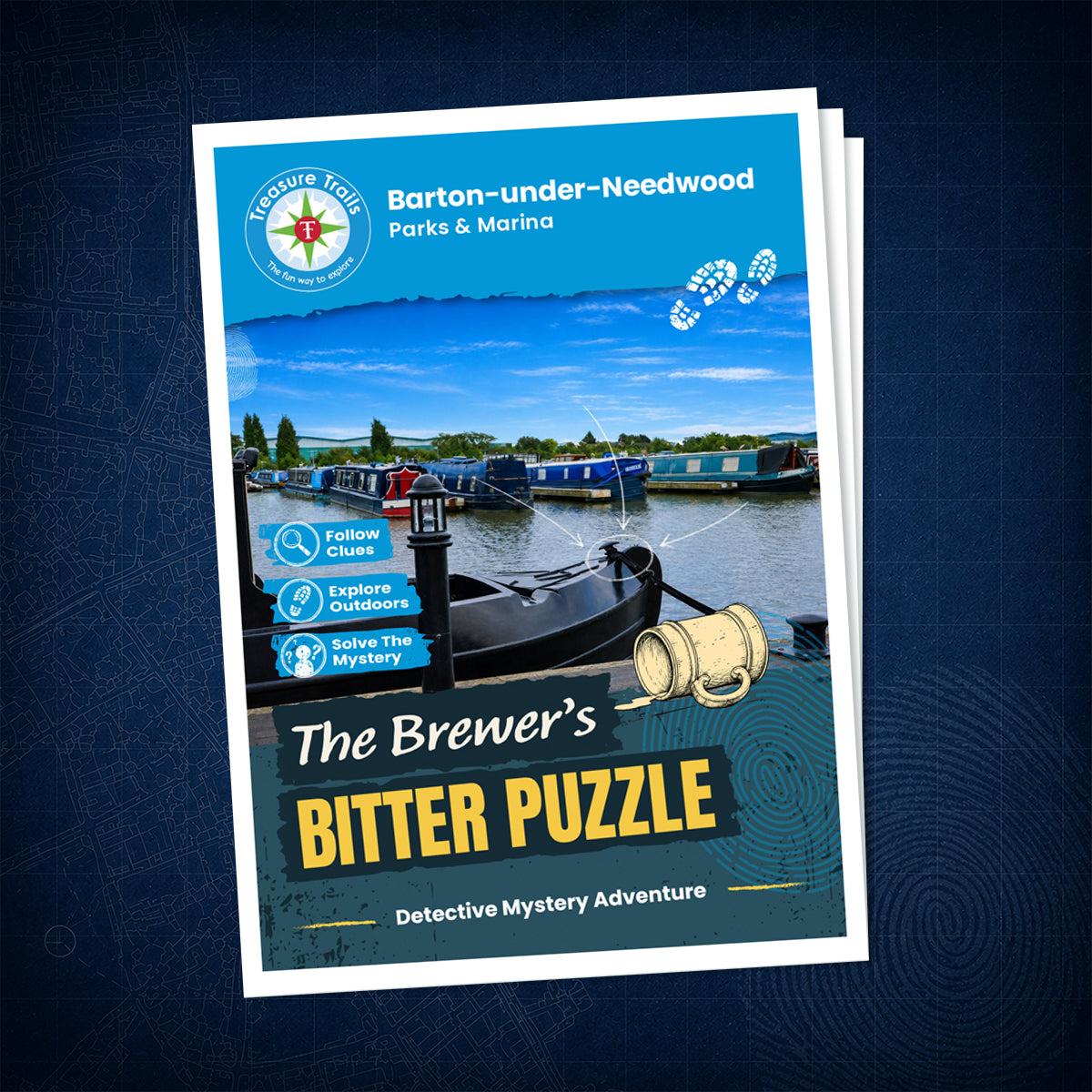 Barton-under-Needwood - Parks & Marina Treasure Trail - front cover