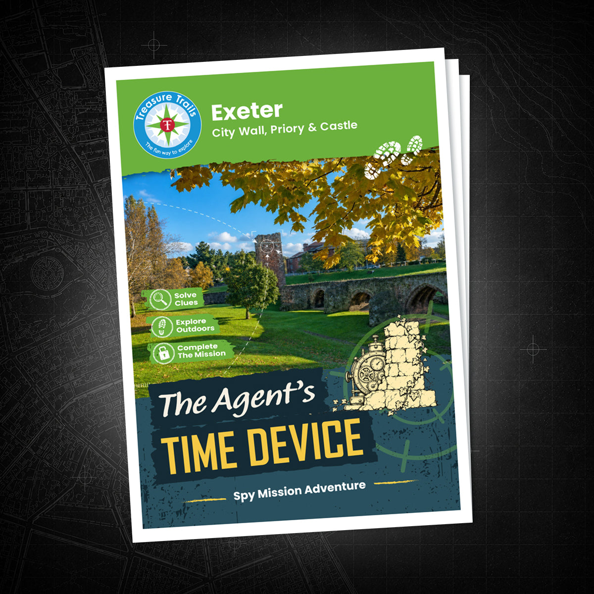 Exeter - City Wall, Priory & Castle Treasure Trail - front cover