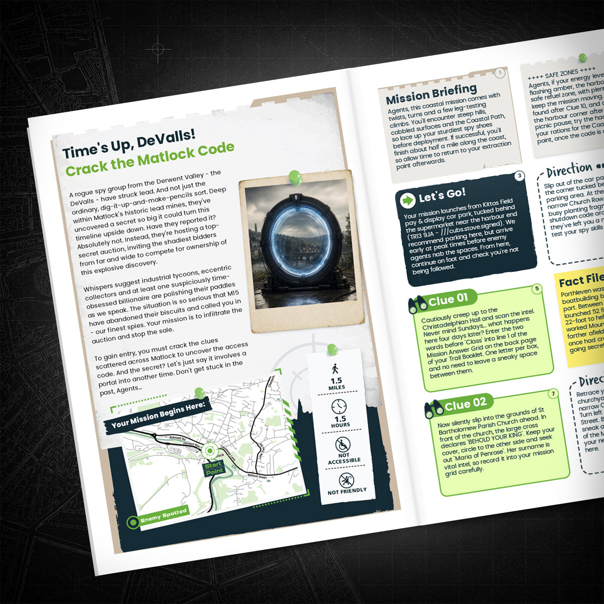 Matlock - Town & Riverside Treasure Trail - story page