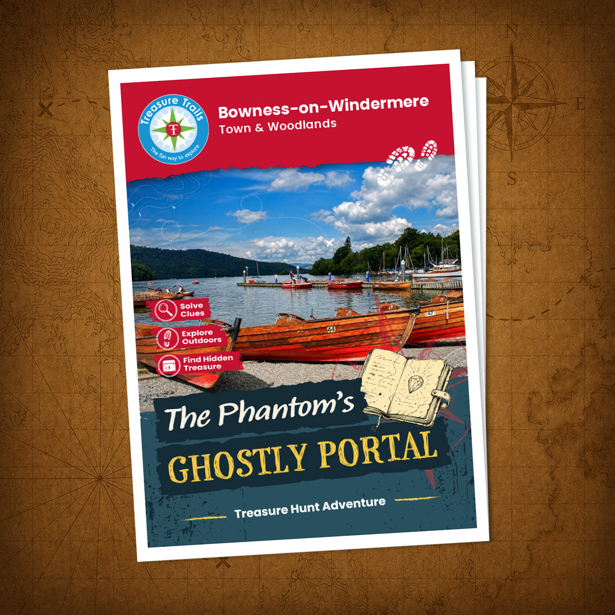 Bowness-on-Windermere - Town & Woodlands Treasure Trail - front cover