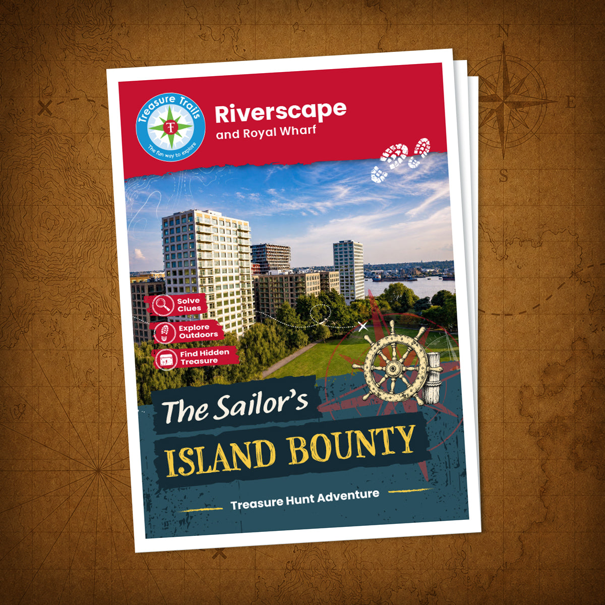 Riverscape and Royal Wharf Treasure Trail - front cover