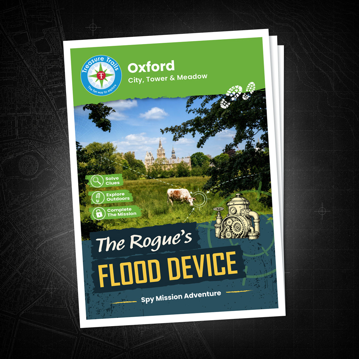 Oxford - City, Tower & Meadow Treasure Trail - front cover