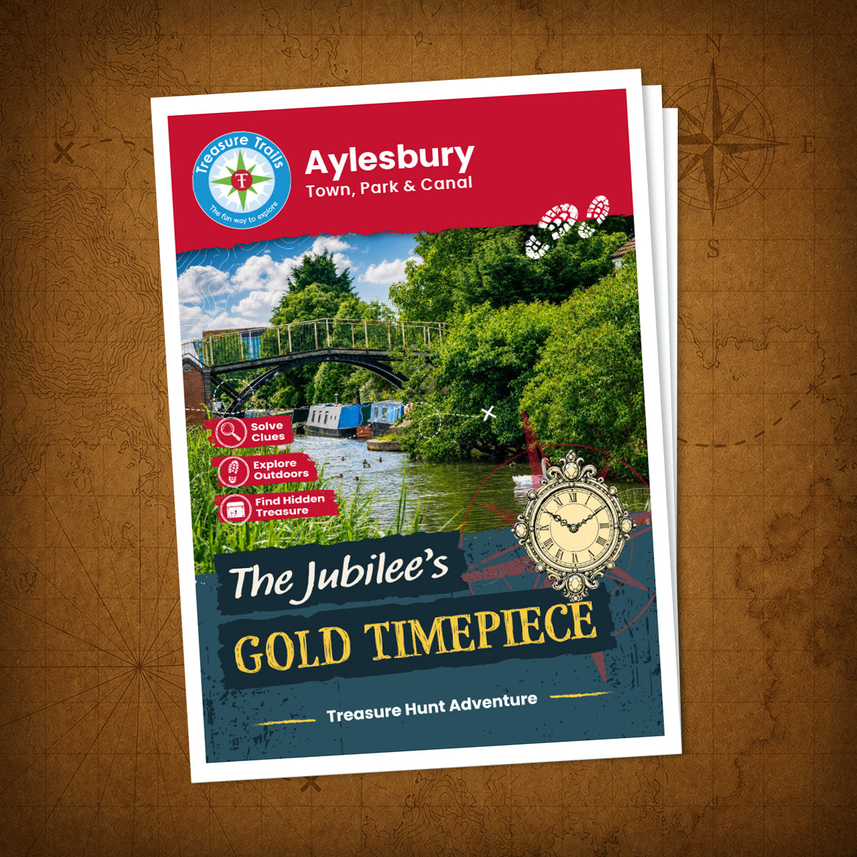 Aylesbury - Town, Park & Canal Treasure Trail - front cover