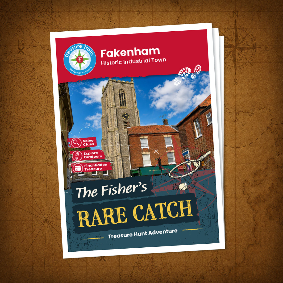 Fakenham - Historic Industrial Town Treasure Trail - front cover