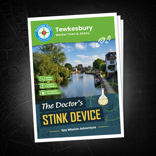 Tewkesbury - Market Town & Abbey Treasure Trail - front cover