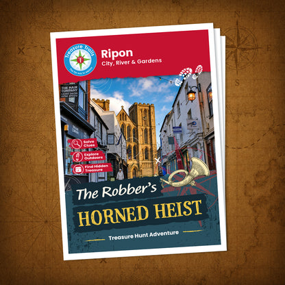 Ripon - City, River & Gardens Treasure Trail - front cover