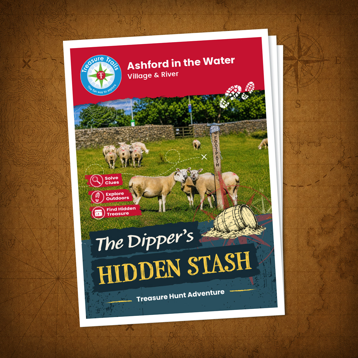 Ashford in the Water - Village & River Treasure Trail - front cover