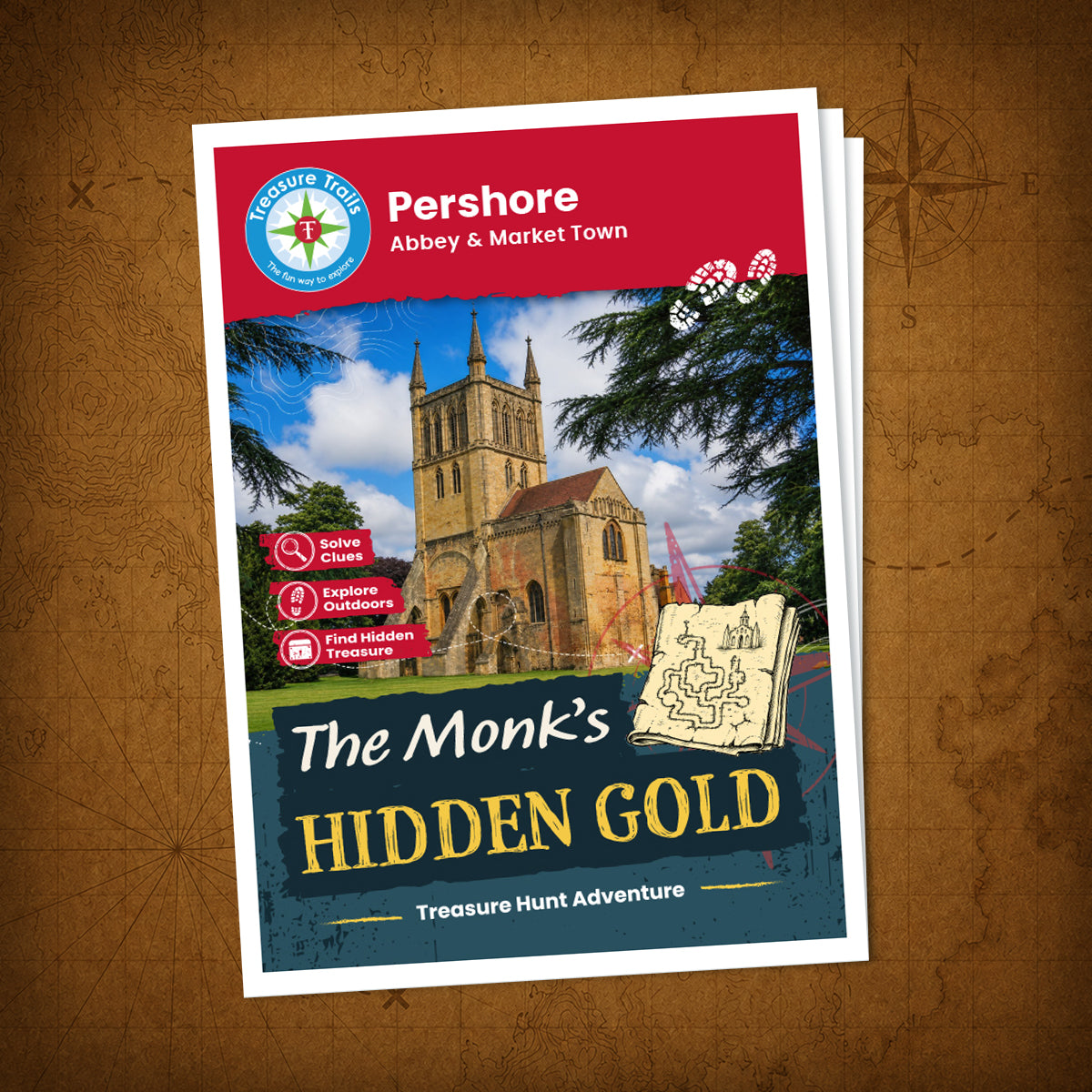 Pershore - Abbey & Market Town Treasure Trail - front cover