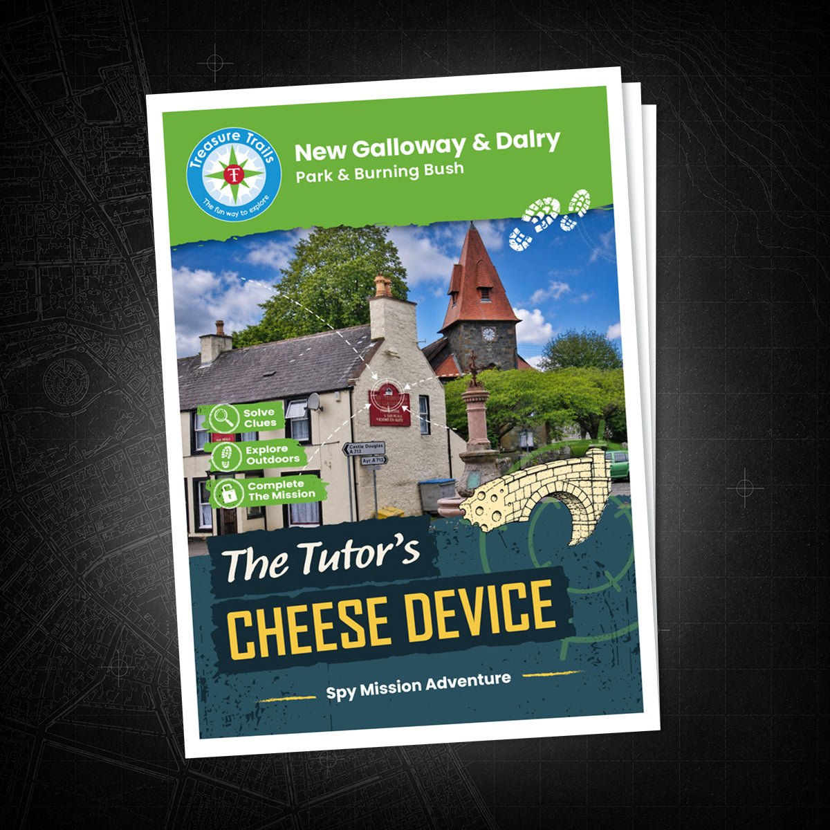 New Galloway & Dalry - Park & Burning Bush Treasure Trail - front cover