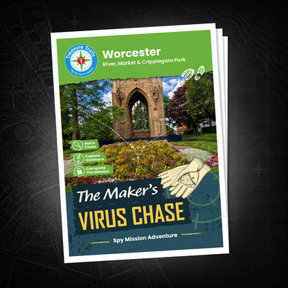 Worcester - River, Market & Cripplegate Park Treasure Trail - front cover