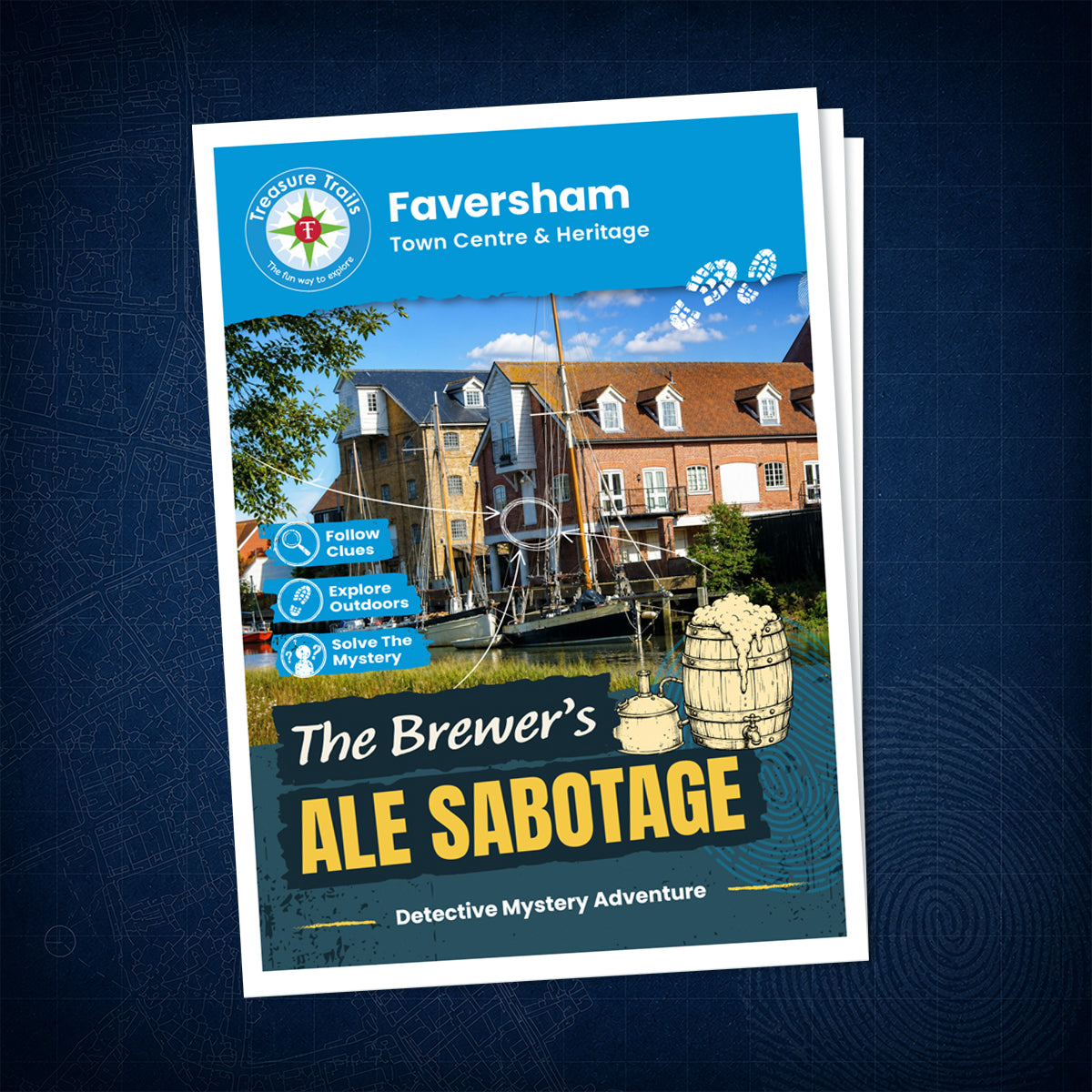 Faversham - Town Centre & Heritage Treasure Trail - front cover
