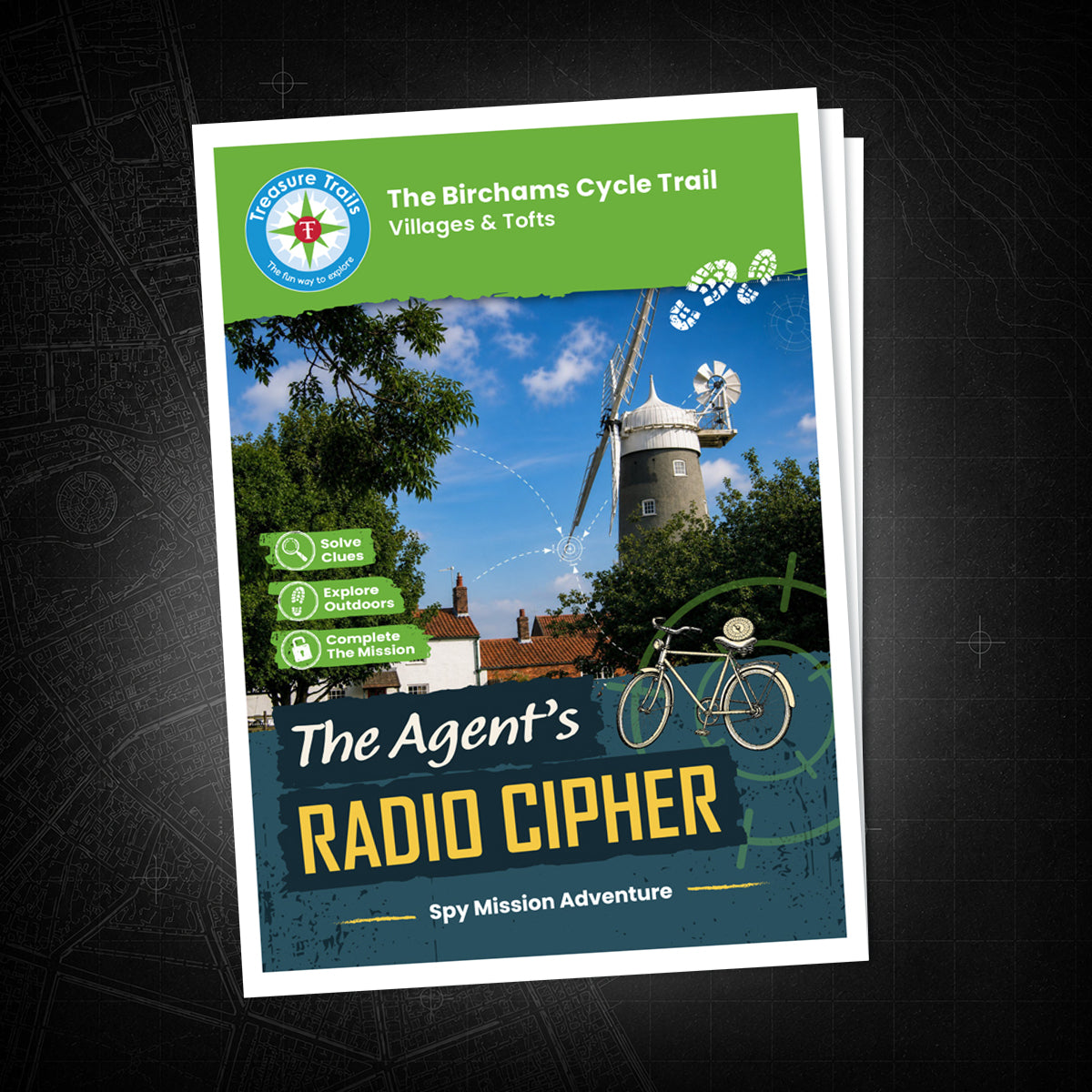 The Birchams Cycle Trail - Villages & Tofts Treasure Trail - front cover
