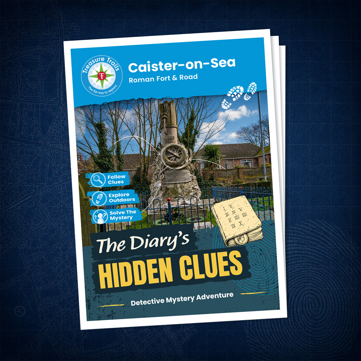 Caister-on-Sea - Roman Fort & Road Treasure Trail - front cover