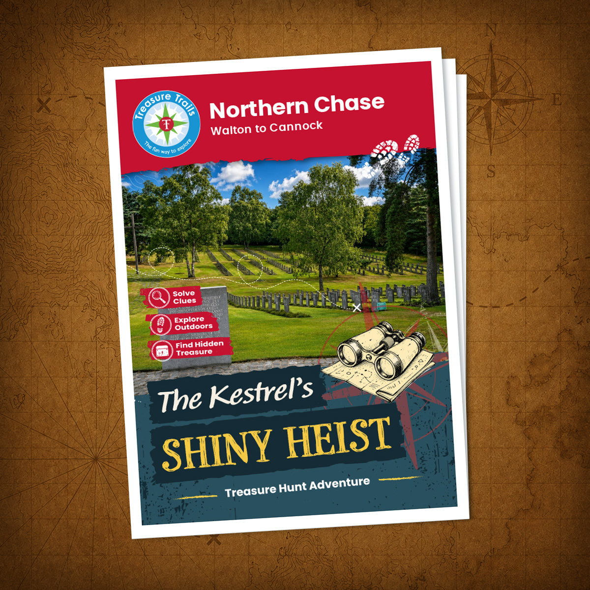 Northern Chase - Walton to Cannock Treasure Trail - front cover