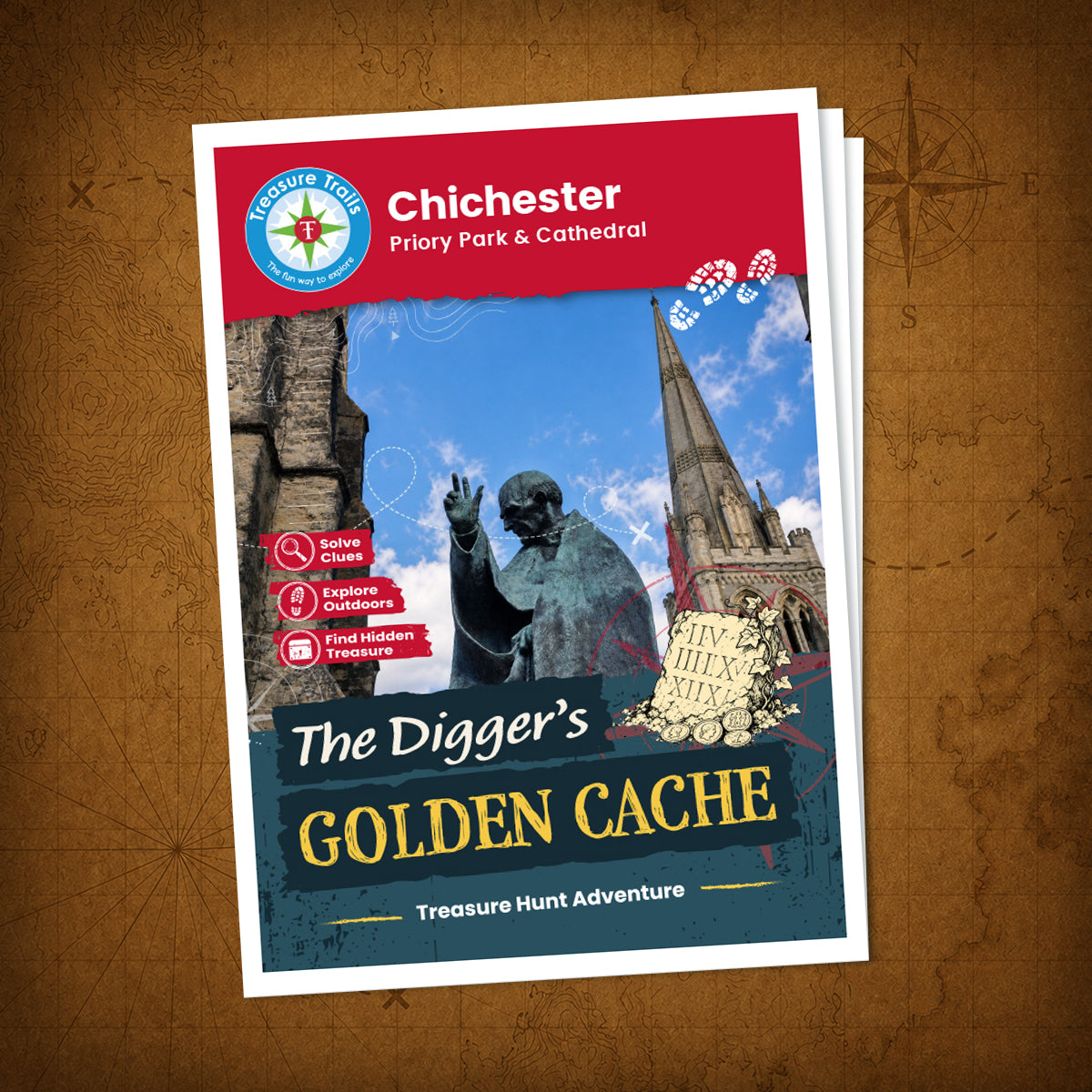 Chichester - Priory Park & Cathedral Treasure Trail - front cover