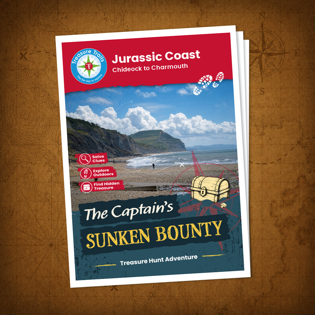 Jurassic Coast - Chideock to Charmouth Treasure Trail - front cover