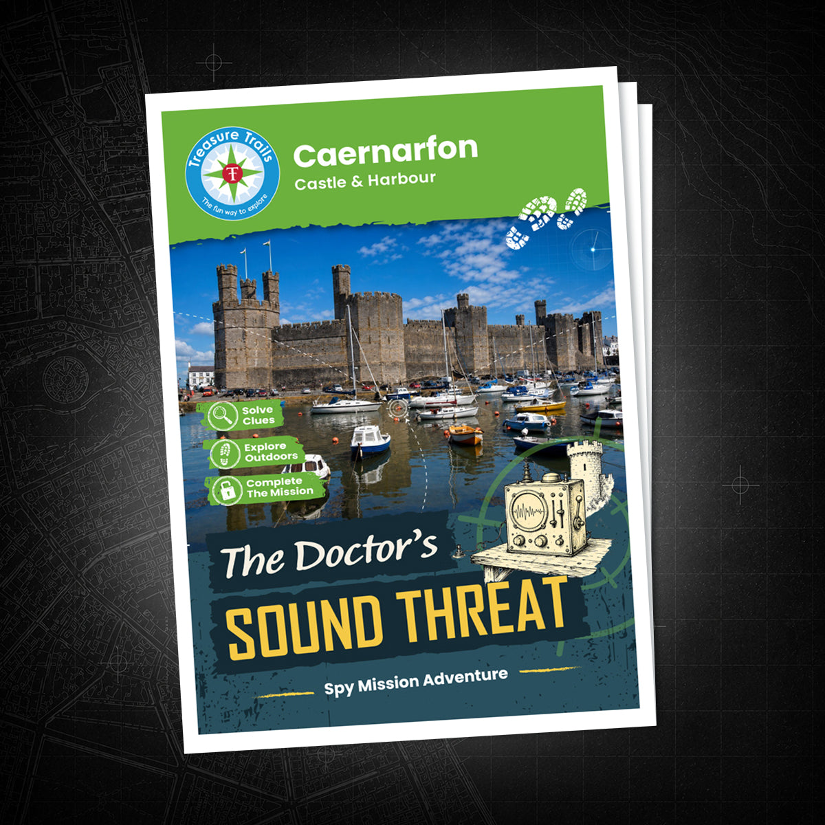 Caernarfon - Castle & Harbour Treasure Trail - front cover