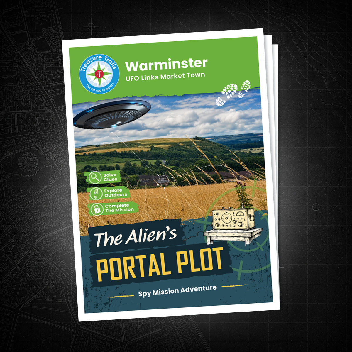 Warminster - UFO Links Market Town Treasure Trail - front cover