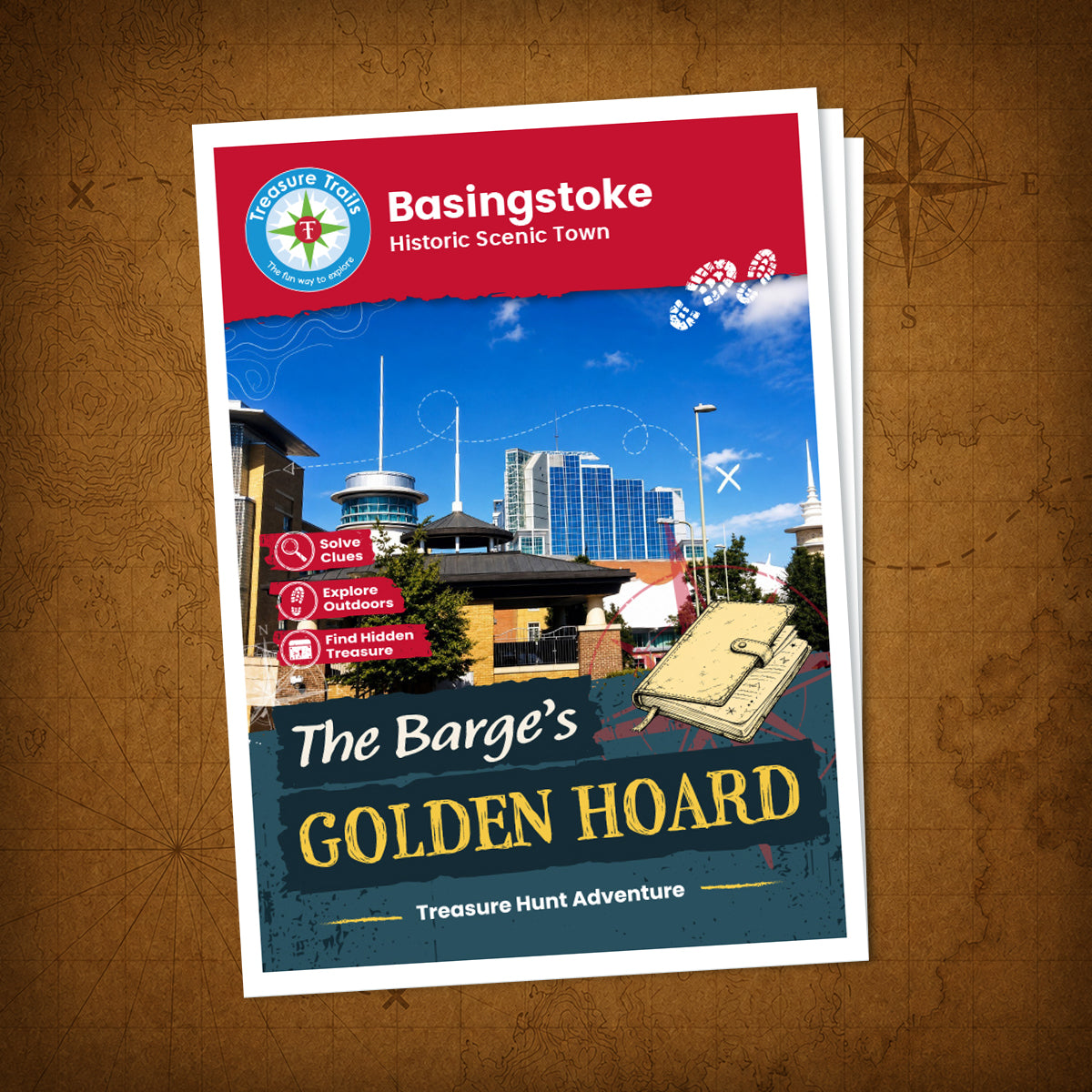 Basingstoke - Historic Scenic Town Treasure Trail - front cover