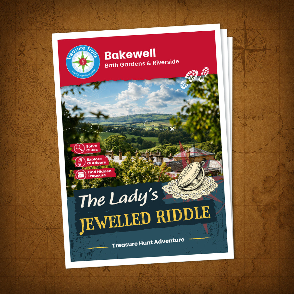 Bakewell - Bath Gardens & Riverside Treasure Trail - front cover