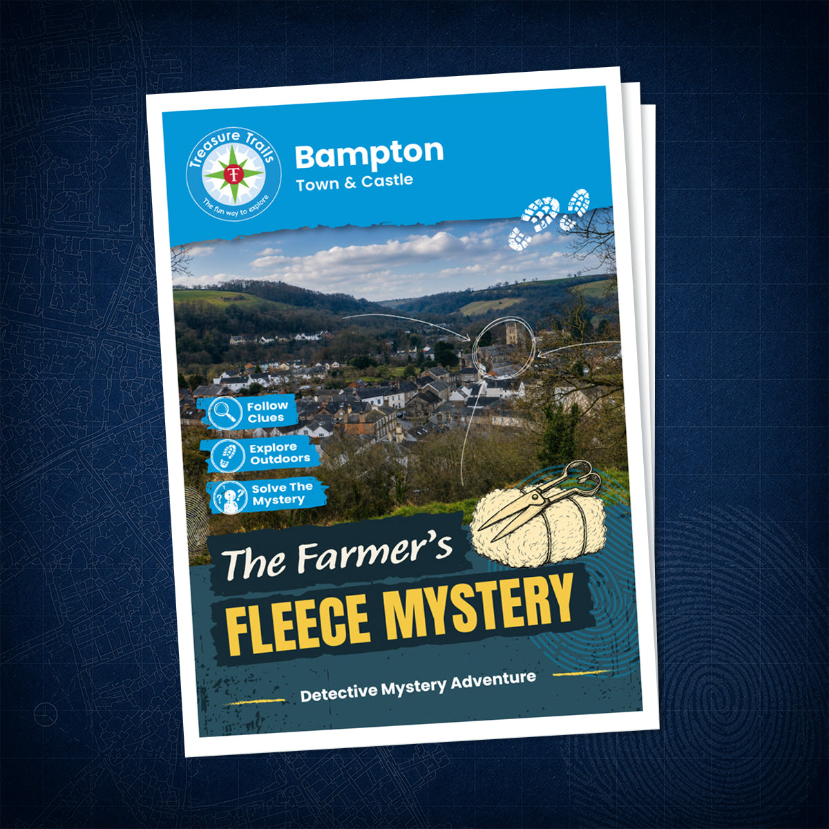 Bampton - Town & Castle Treasure Trail - front cover