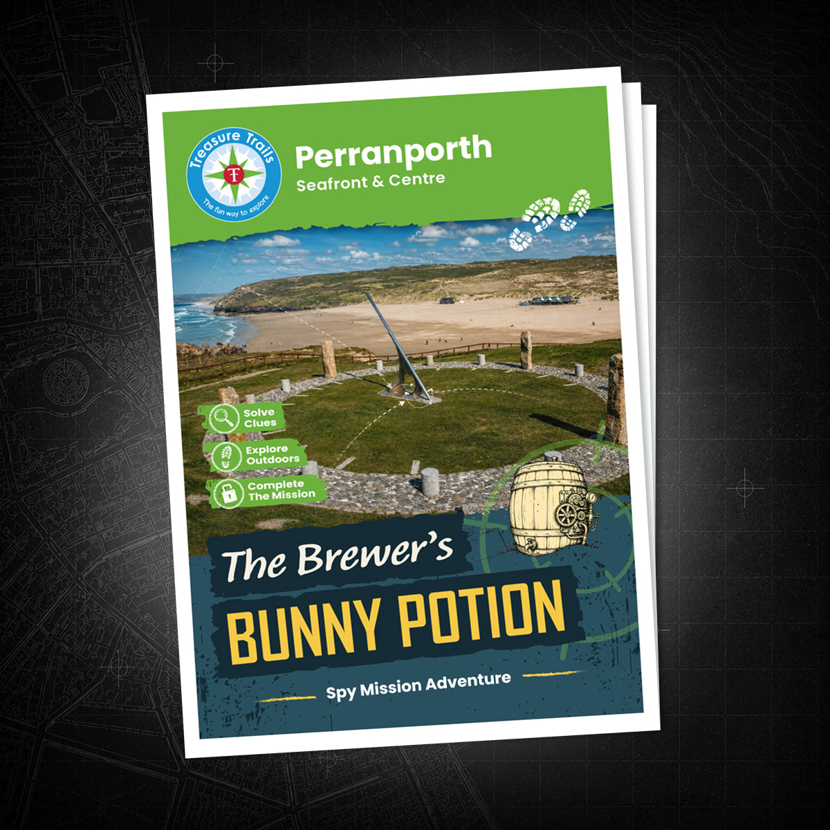 Perranporth - Seafront & Centre Treasure Trail - front cover