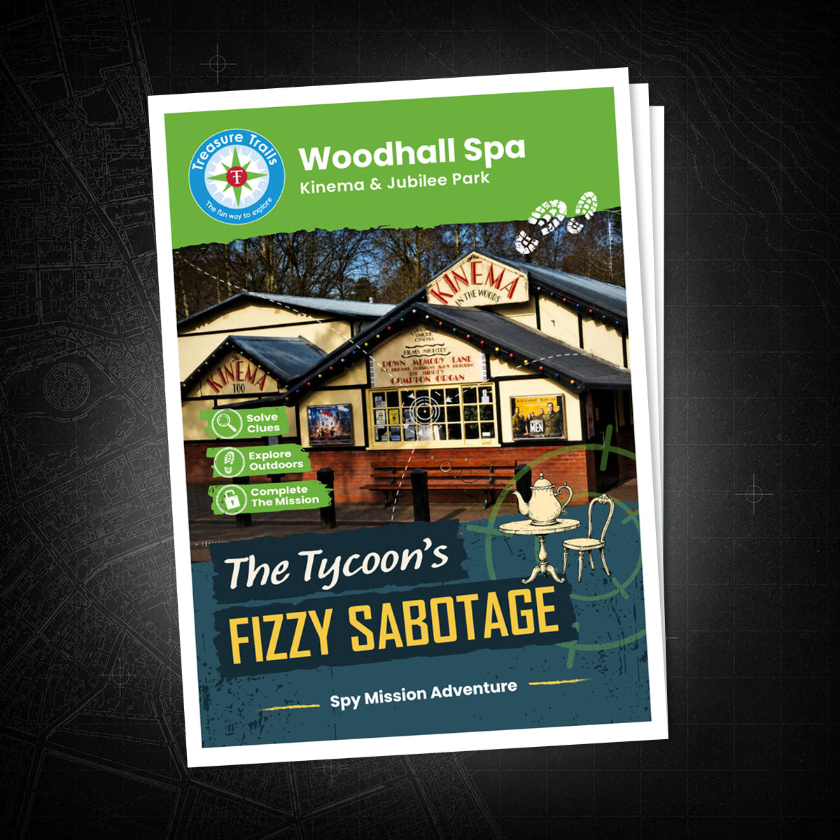 Woodhall Spa - Kinema & Jubilee Park Treasure Trail - front cover