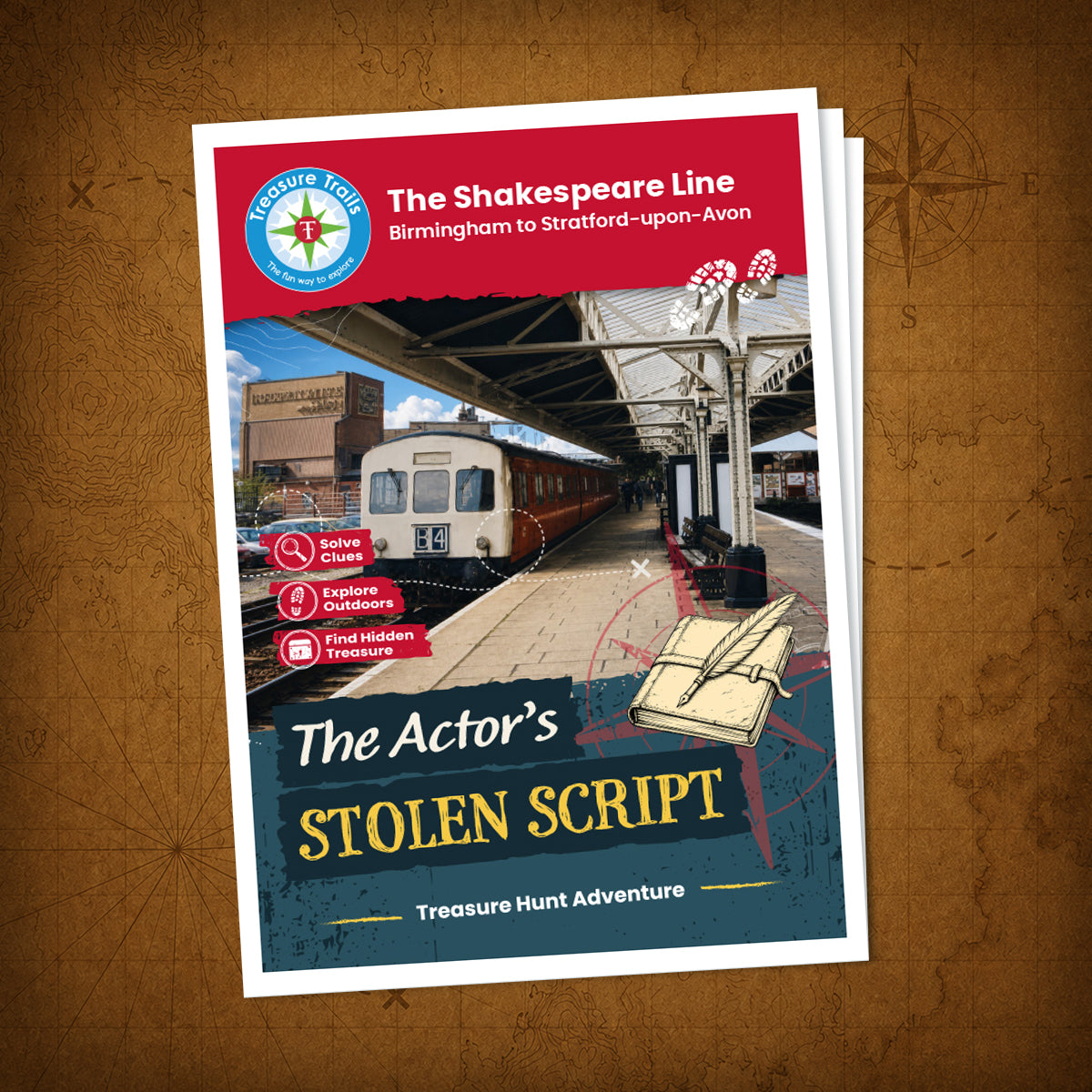 The Shakespeare Line - Birmingham to Stratford-upon-Avon Treasure Trail - front cover