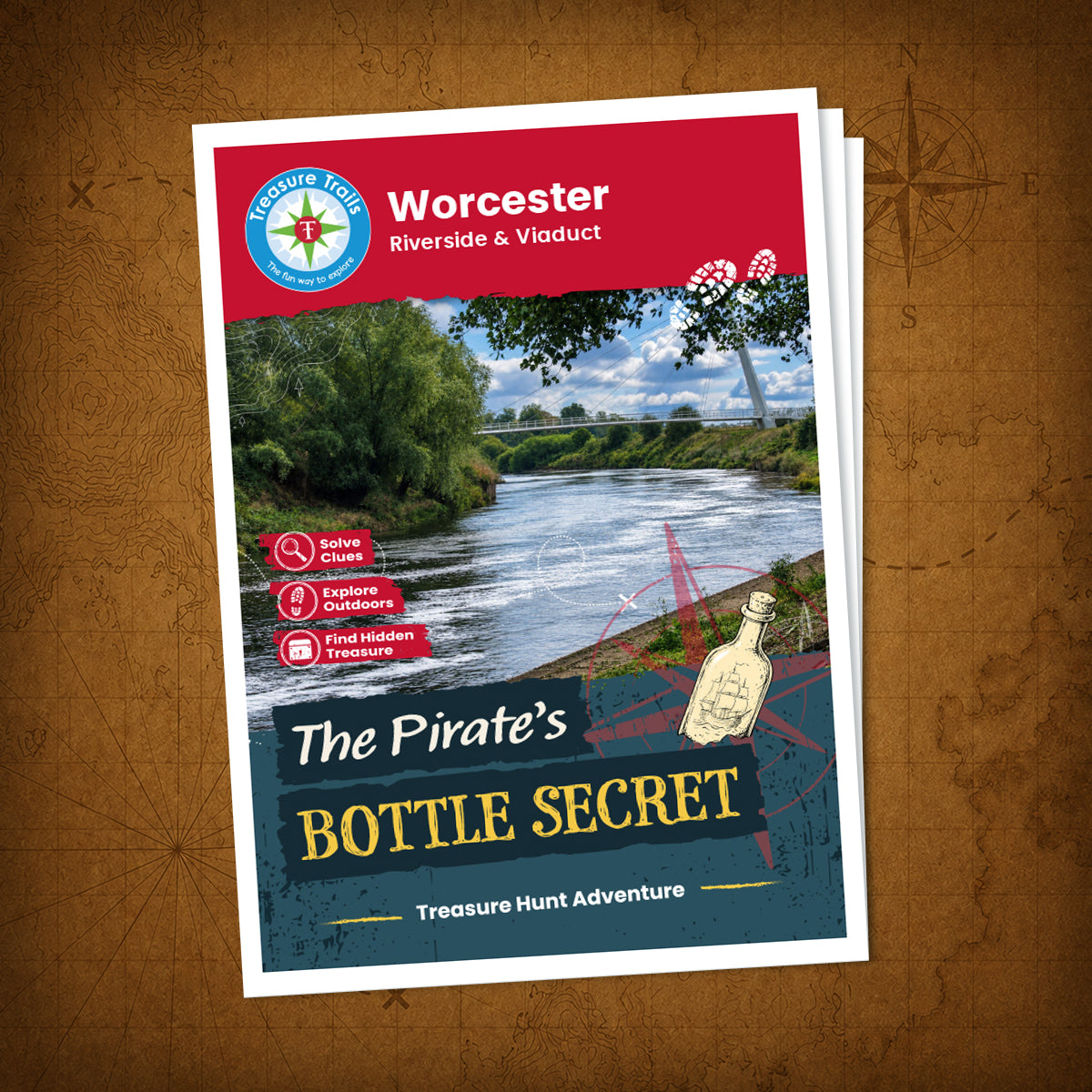 Worcester - Riverside & Viaduct Treasure Trail - front cover
